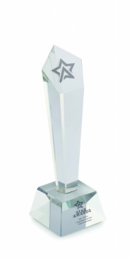 Logo trade promotional items image of: Crystal award in a gift box