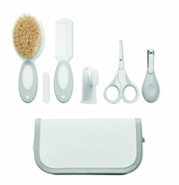 Logo trade business gift photo of: 6 piece baby grooming set