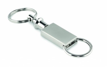 Logo trade corporate gifts image of: Pull apart split key ring Kajaani