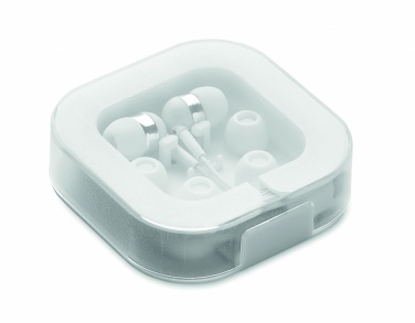 Logo trade advertising product photo of: Ear phones with silicone covers
