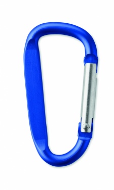 Logo trade promotional items image of: Carabiner clip in aluminium.