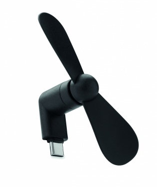 Logo trade promotional gifts image of: Portable USB-C fan