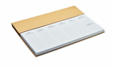 Logotrade promotional giveaway picture of: Weekly desktop planner