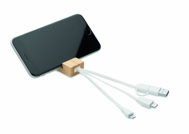 Logotrade corporate gifts photo of: Bamboo key ring and stand Salo
