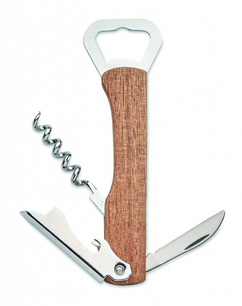 Logotrade corporate gifts photo of: 3 in 1 bamboo bottle opener WOOL