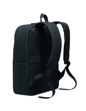 Logo trade promotional merchandise picture of: Slim 15 inch laptop backpack made of 600D RPET polyester with a 210D lining and customizable printing