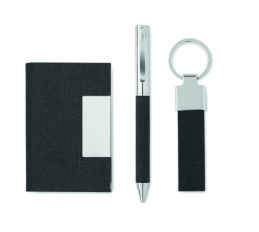 Logo trade corporate gift photo of: 3-piece gift set in a gift box with customizable printing