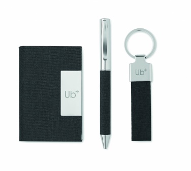 Logo trade corporate gift photo of: 3-piece gift set in a gift box with customizable printing
