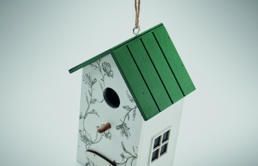 Logo trade promotional giveaway photo of: Bird house in plywood