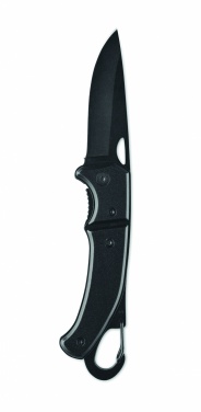 Logo trade advertising product photo of: Aluminium foldable knife