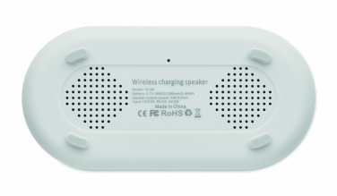 Logo trade promotional merchandise image of: 15W wireless charging speaker