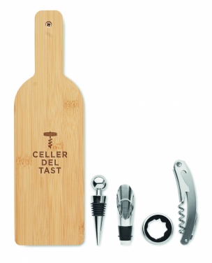 Logo trade corporate gift photo of: Bottle shaped wine set