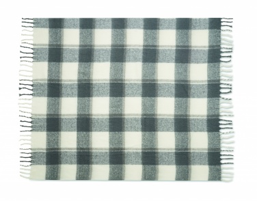 Logo trade corporate gifts picture of: Chequered mohair blanket