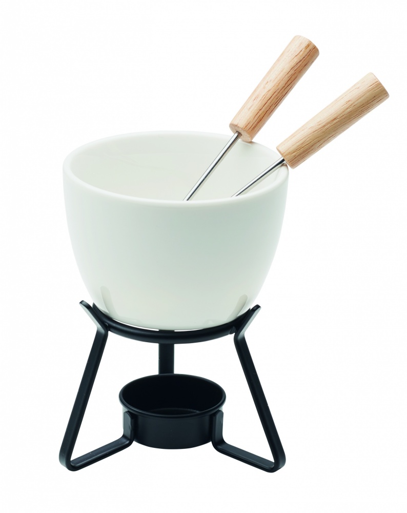 Logo trade business gift photo of: Ceramic fondue set 240 ml