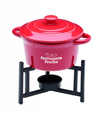 Logo trade promotional product photo of: Ceramic fondue set 300 ml