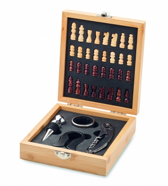 Logotrade promotional gift image of: Chess board wine set