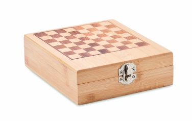 Logo trade promotional gifts image of: Chess board wine set
