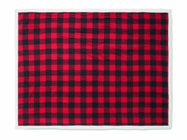 Logo trade promotional gift photo of: RPET sherpa fleece blanket