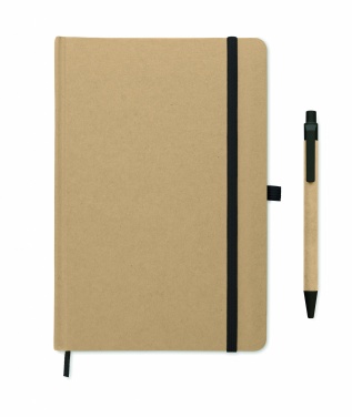 Logo trade promotional products picture of: Caratil A5 notebook in recycled carton