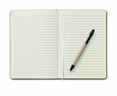 Logo trade promotional gifts image of: A5 notebook in recycled carton
