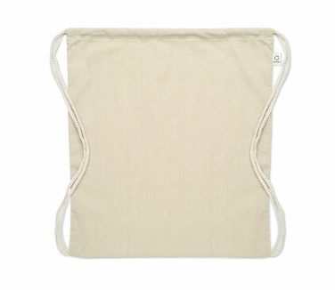 Logo trade corporate gifts picture of: Recycled cotton drawstring bag