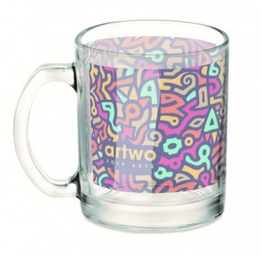 Logotrade promotional merchandise photo of: Glass sublimation mug 300ml