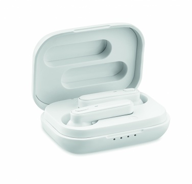Logotrade promotional gift image of: TWS earbuds with charging base