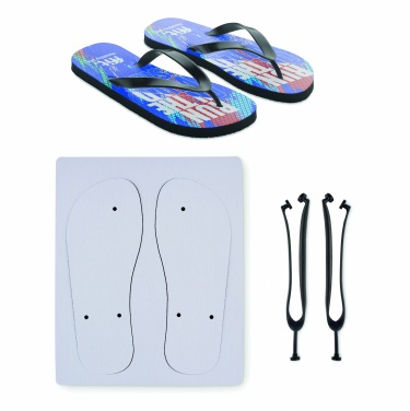 Logo trade promotional merchandise photo of: Sublimation beach slippers