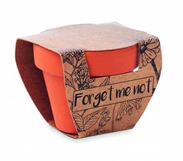 Logotrade promotional merchandise picture of: Terracotta pot 'forget me not'