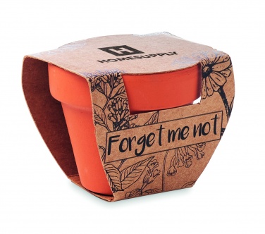 Logotrade promotional merchandise picture of: Terracotta pot 'forget me not'