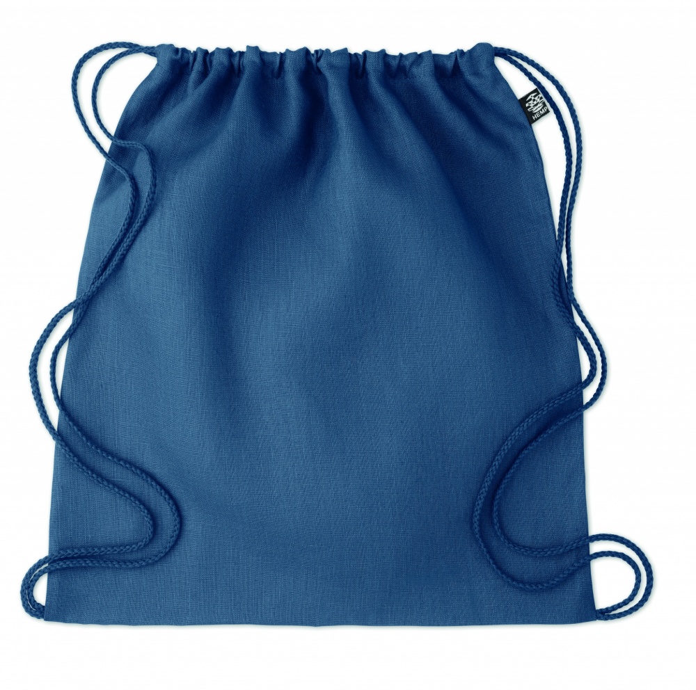 Logo trade promotional items picture of: Hemp drawstring bag 200 gr/m²