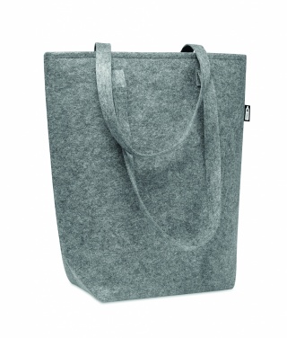 Logo trade promotional items picture of: RPET felt shopping bag