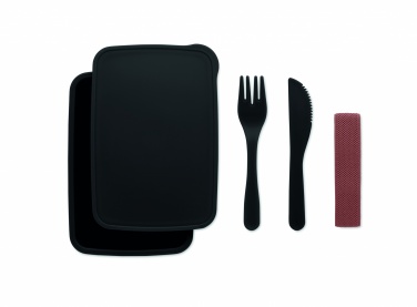Logotrade promotional product picture of: Lunch box with cutlery