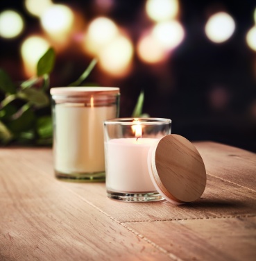 Logo trade promotional items image of: Vanilla fragranced candle