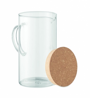 Logo trade promotional giveaways picture of: Borosilicate glass decanter 1L