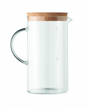 Logo trade corporate gifts picture of: Borosilicate glass decanter 1L