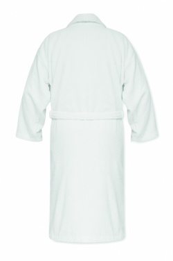 Logo trade promotional gift photo of: Bathrobe organic cotton XL/XXL