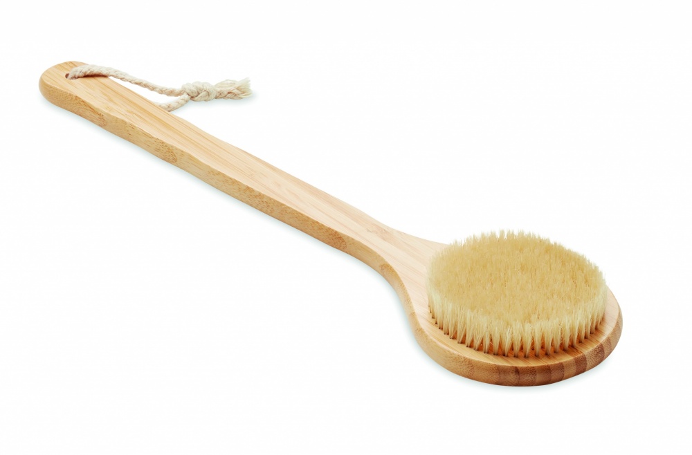 Logo trade business gifts image of: Bamboo bath brush