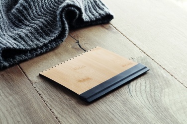 Logo trade promotional gifts image of: Bamboo ice scraper