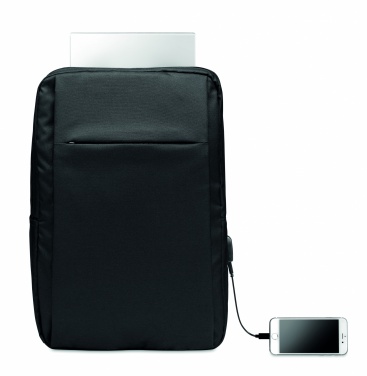 Logo trade corporate gift photo of: Laptop backpack in 300D RPET