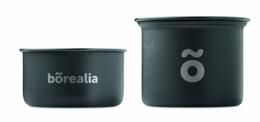 Logotrade promotional item picture of: 2 camping pots with cutlery