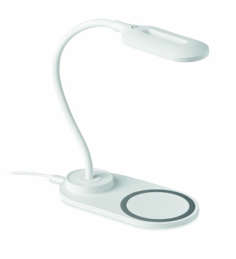 Logo trade corporate gifts picture of: Desktop light and charger 10W