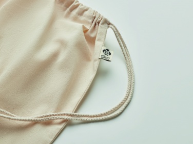 Logotrade promotional gifts photo of: Organic cotton drawstring bag