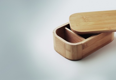 Logo trade promotional gift photo of: Bamboo lunch box 650ml LADEN