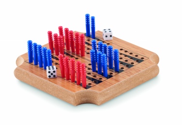 Logo trade promotional products image of: 4-piece coaster game set
