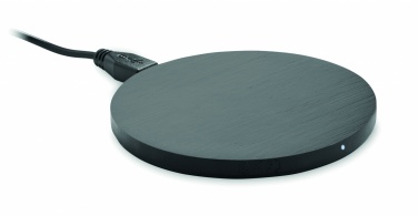 Logotrade promotional product image of: Wireless charger bamboo 10W RUNDO +