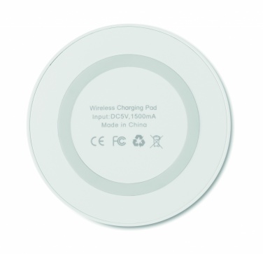 Logotrade promotional giveaway picture of: Small wireless charger 15W