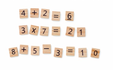 Logotrade promotional item picture of: Wood educational counting game