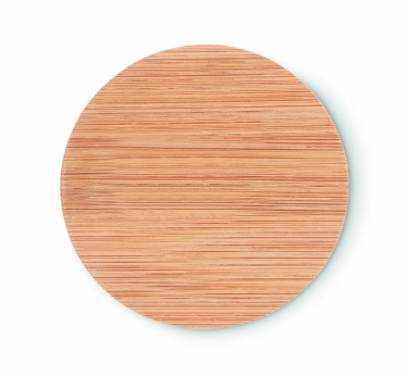 Logo trade promotional merchandise picture of: Bamboo make-up mirror