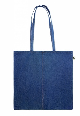 Logo trade promotional gifts image of: Recycled denim shopping bag